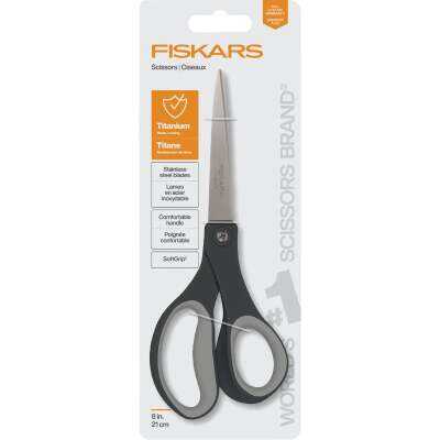 Fiskars 8 In. Multipurpose Stainless Steel Scissors